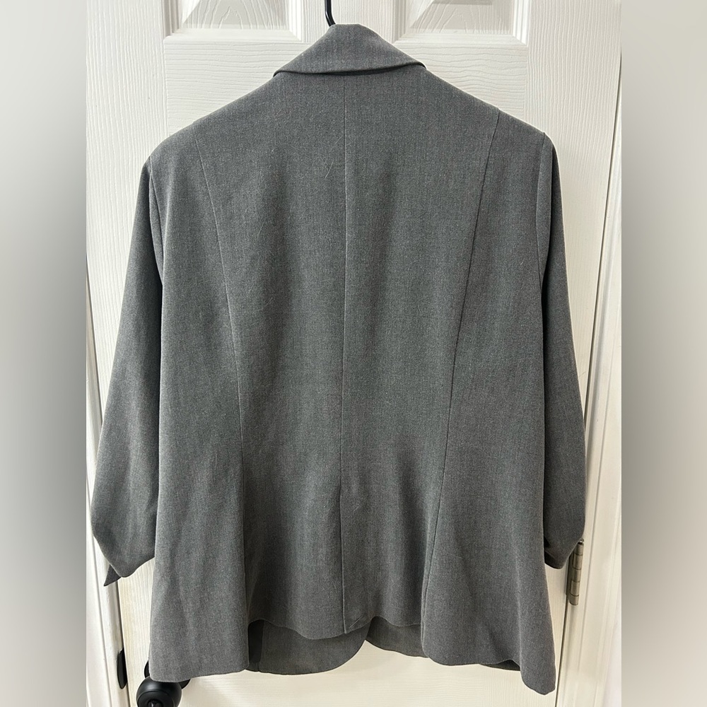 Torrid Women's Charcoal Gray Blazer - Picture 2 of 3